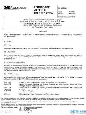 SAE AMS5704H PDF