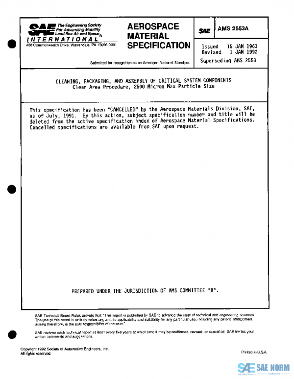 SAE AMS2553A PDF