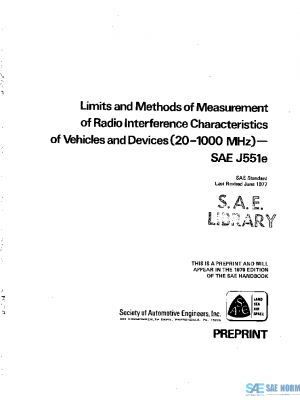 SAE J551E_197706 PDF