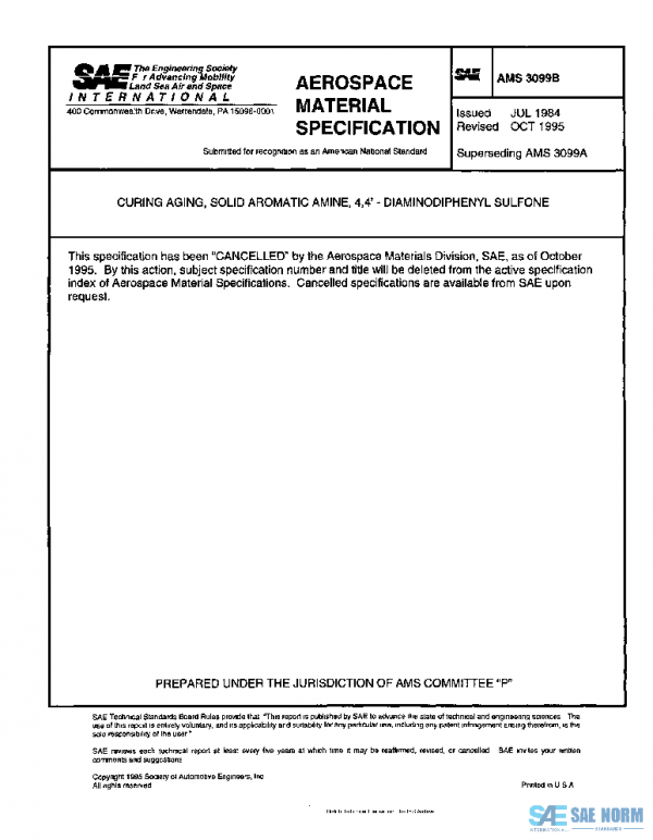 SAE AMS3099B PDF