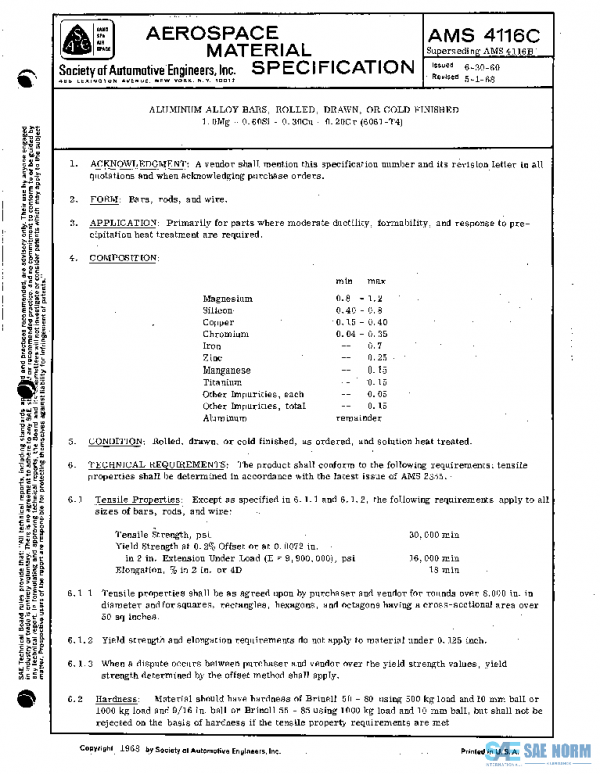 SAE AMS4116C PDF