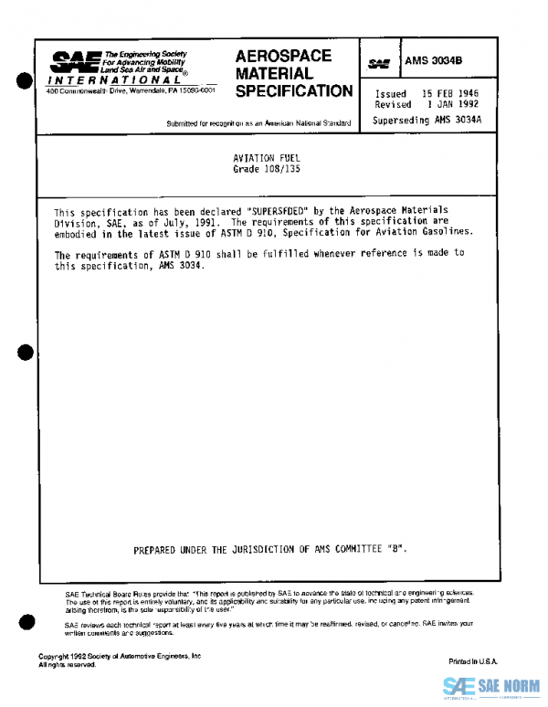 SAE AMS3034B PDF