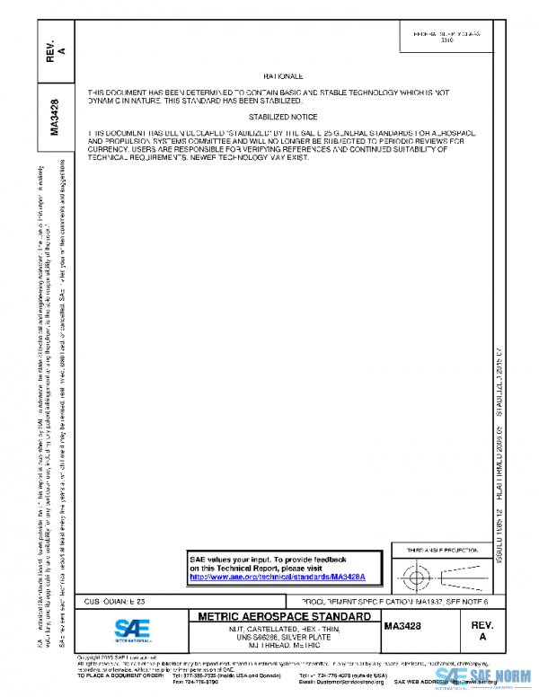 SAE MA3428A PDF SAE MA3428A PDF