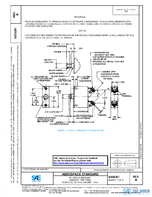 SAE AS25361B PDF SAE AS25361B PDF