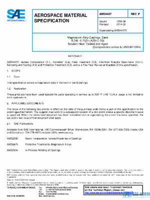 SAE AMS4437F PDF