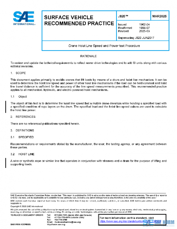 SAE J820_202503 PDF