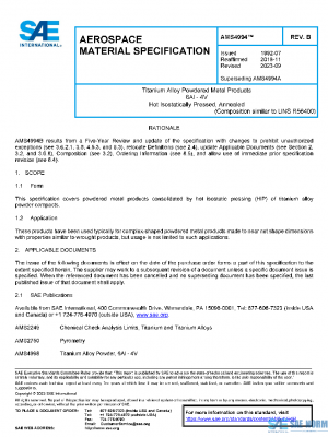 SAE AMS4994B PDF