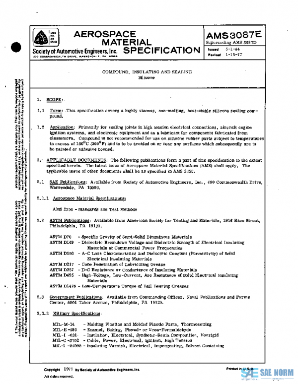 SAE AMS3087E PDF