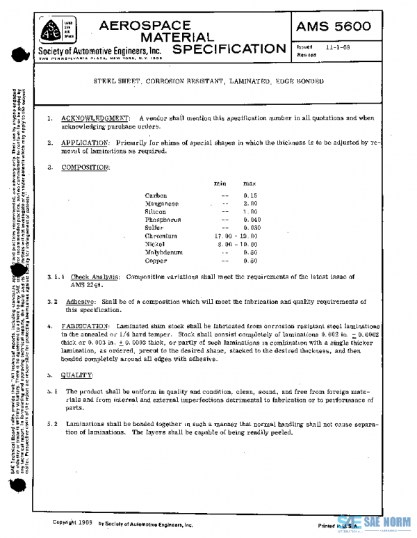 SAE AMS5600 PDF