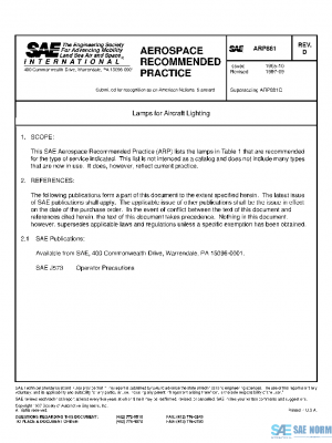 SAE ARP881D PDF