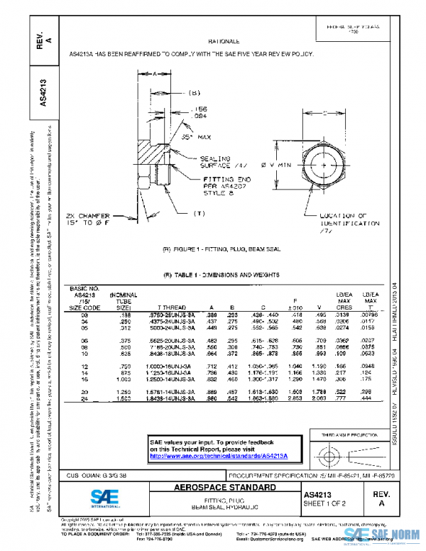 SAE AS4213A PDF