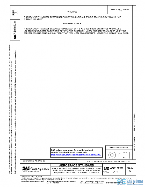 SAE AS81822/8A PDF