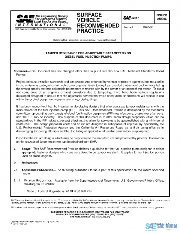 SAE J2317_199608 PDF SAE J2317_199608 PDF