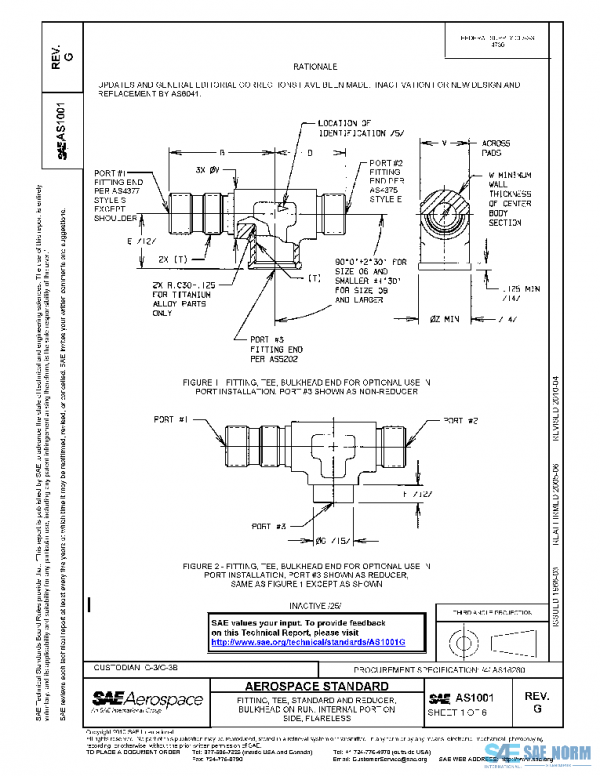 SAE AS1001G PDF SAE AS1001G PDF