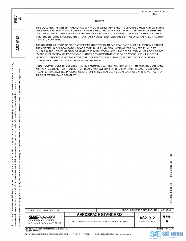 SAE AS21912A PDF SAE AS21912A PDF