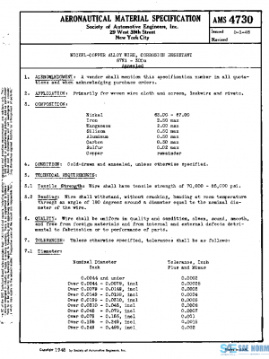 SAE AMS4730 PDF SAE AMS4730 PDF