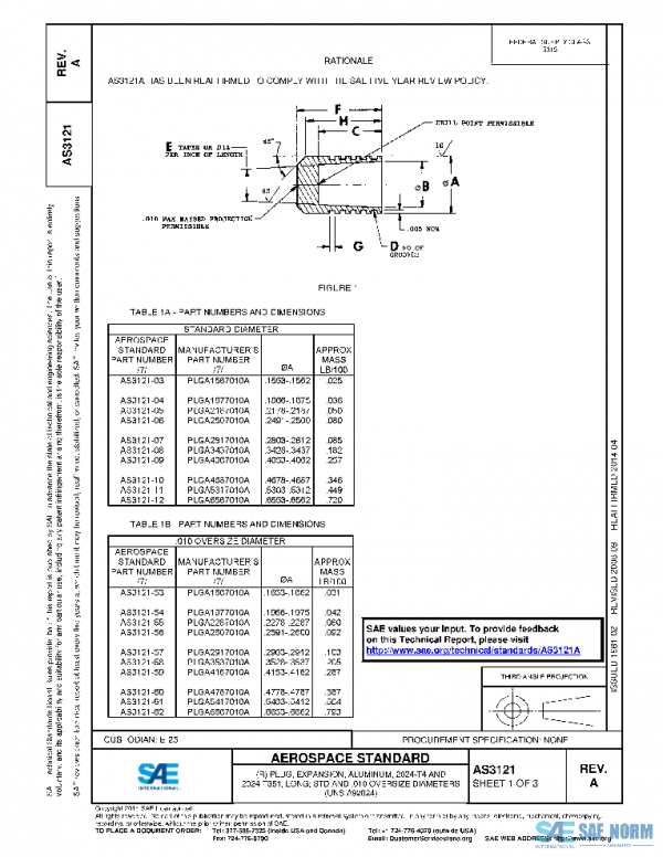 SAE AS3121A PDF