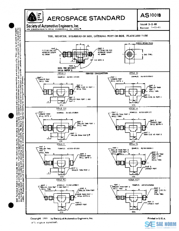 SAE AS1001B PDF