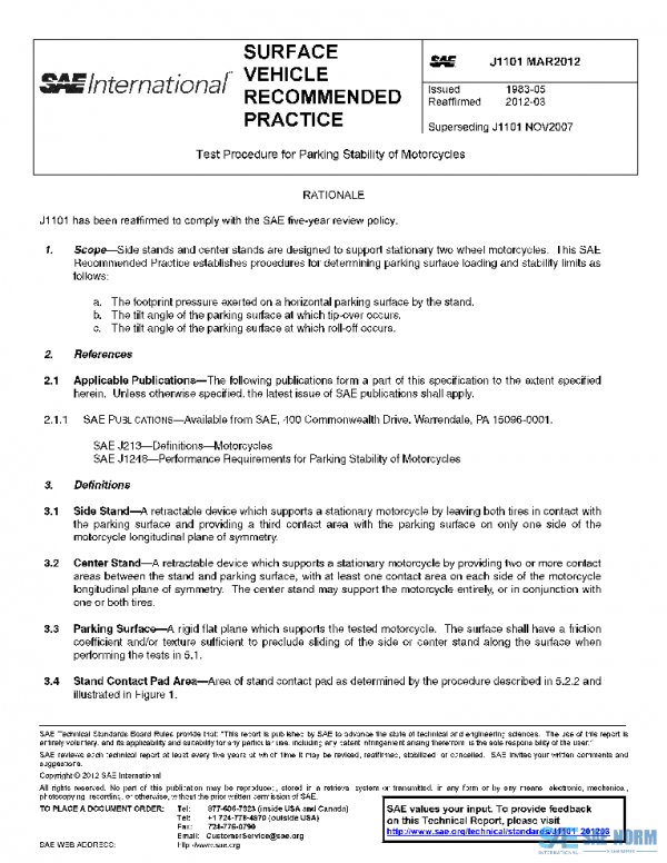 SAE J1101_201203 PDF SAE J1101_201203 PDF
