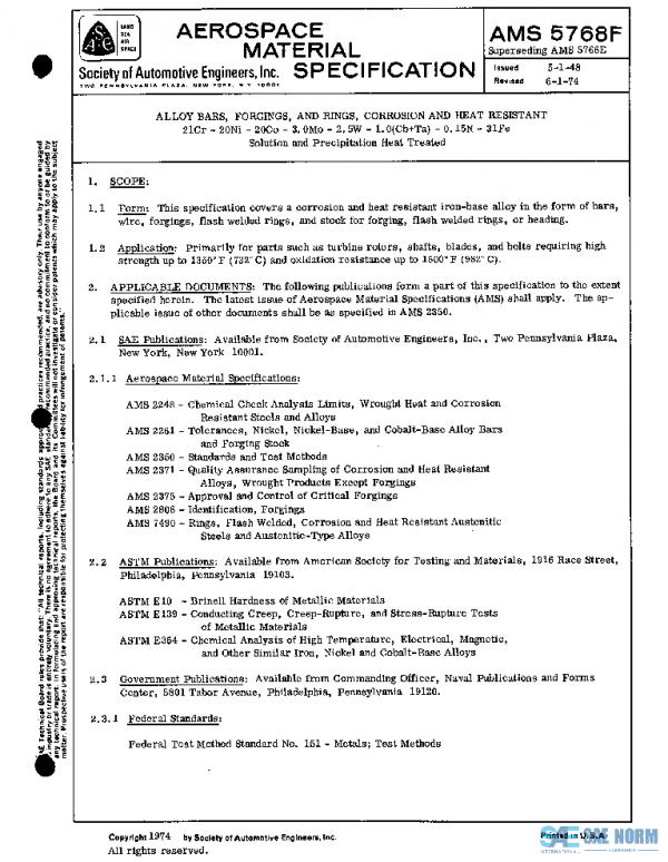 SAE AMS5768F PDF