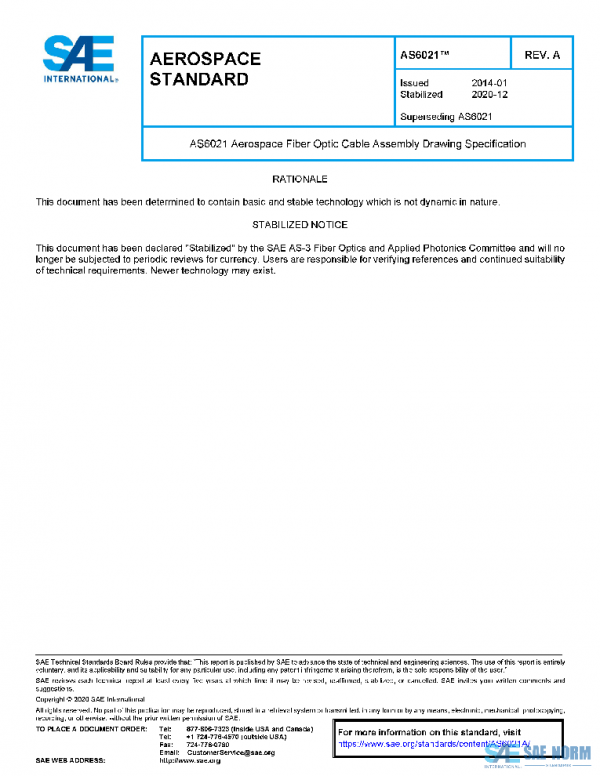 SAE AS6021A PDF