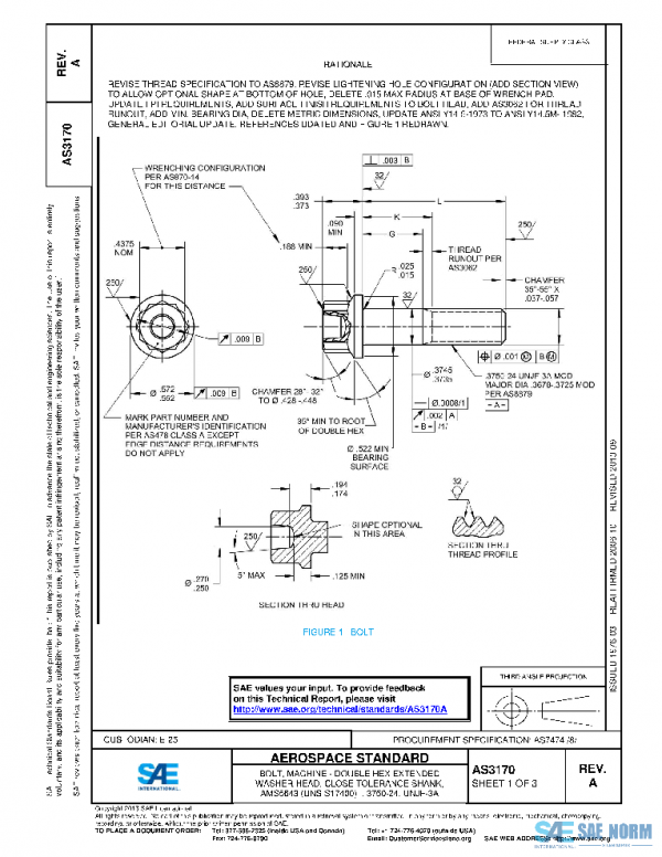 SAE AS3170A PDF SAE AS3170A PDF