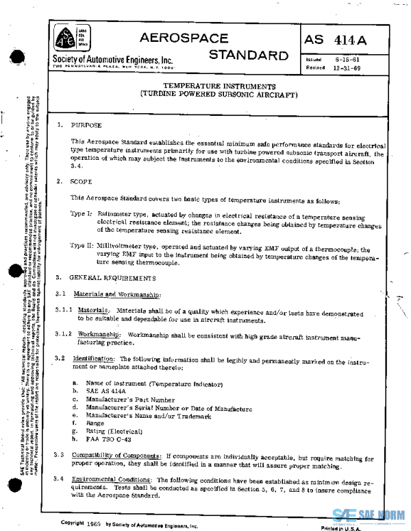 SAE AS414A PDF SAE AS414A PDF