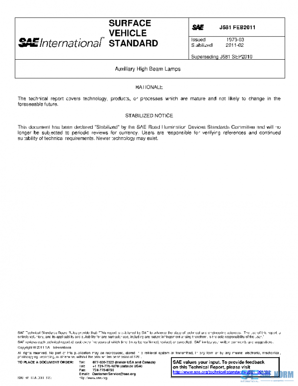 SAE J581_201102 PDF SAE J581_201102 PDF