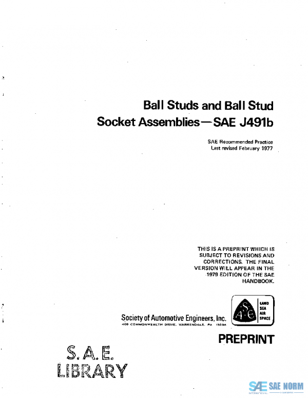 SAE J491B_197702 PDF