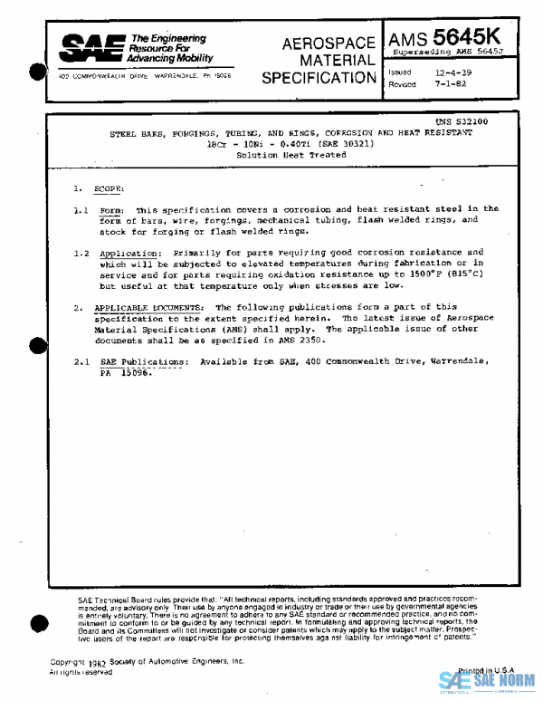 SAE AMS5645K PDF