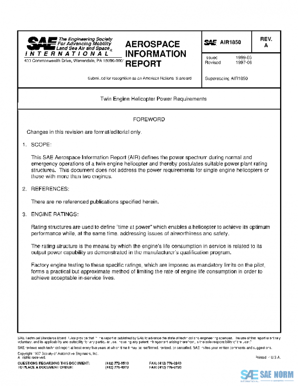 SAE AIR1850A PDF