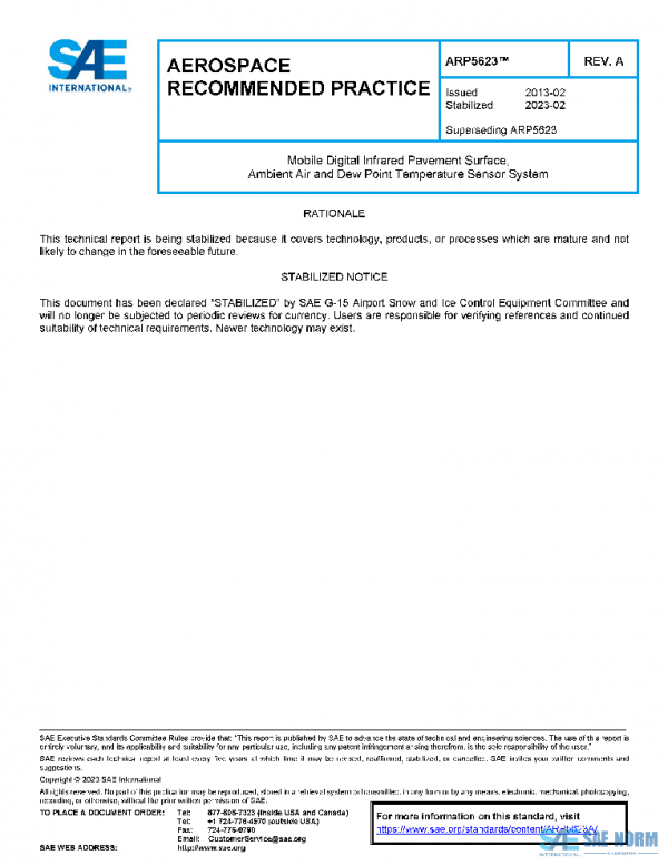 SAE ARP5623A PDF