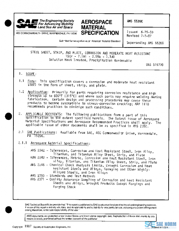 SAE AMS5520C PDF