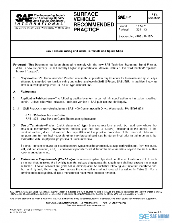 SAE J163_200112 PDF SAE J163_200112 PDF