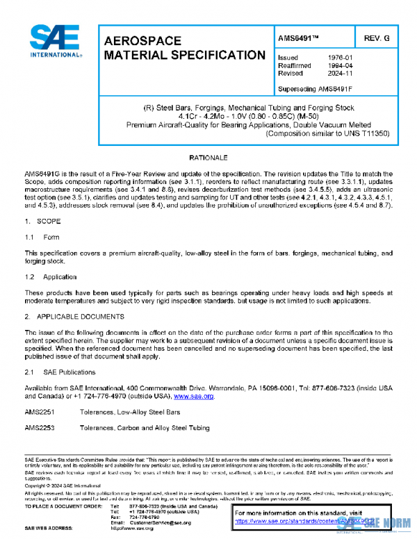 SAE AMS6491G PDF