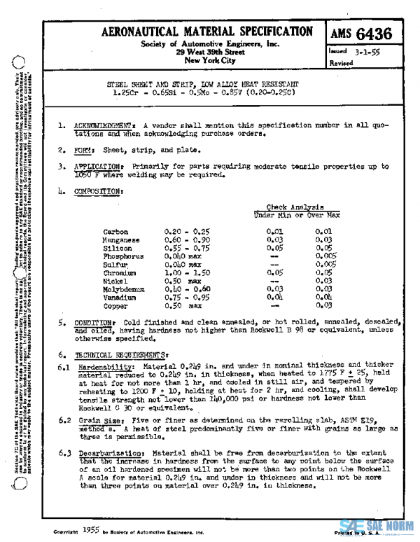 SAE AMS6436 PDF SAE AMS6436 PDF