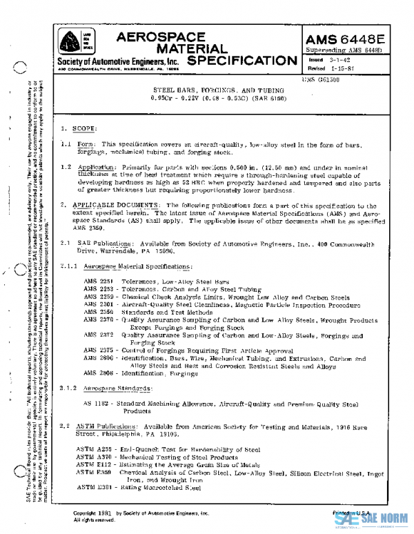 SAE AMS6448E PDF