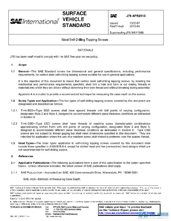 SAE J78_201304 PDF SAE J78_201304 PDF