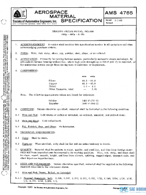 SAE AMS4765 PDF
