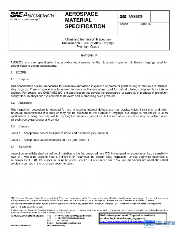 SAE AMS2636 PDF SAE AMS2636 PDF