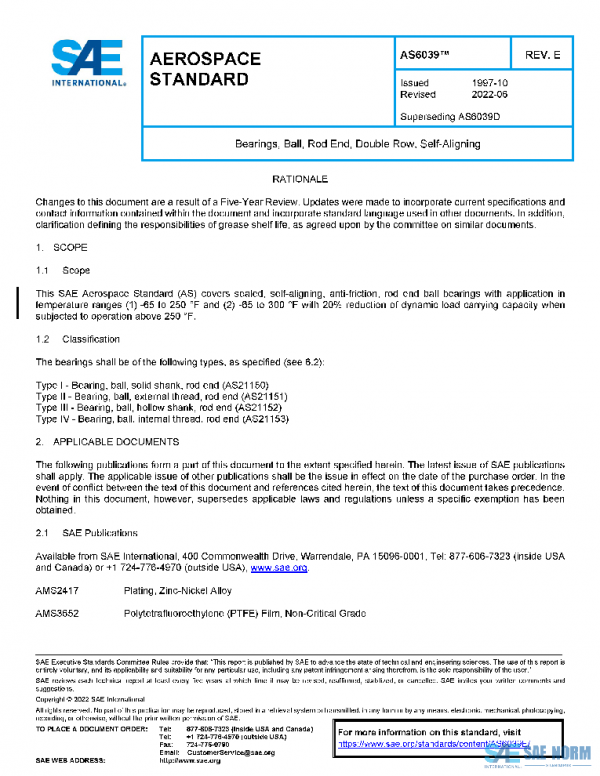 SAE AS6039E PDF SAE AS6039E PDF