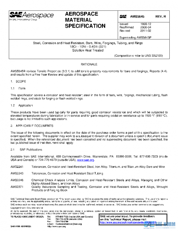 SAE AMS5645R PDF