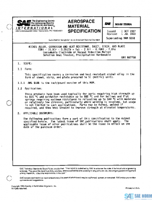 SAE MAM5598A PDF