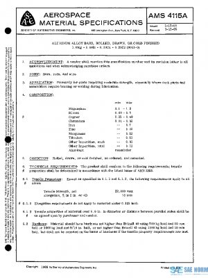 SAE AMS4115A PDF