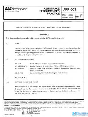 SAE ARP603F PDF