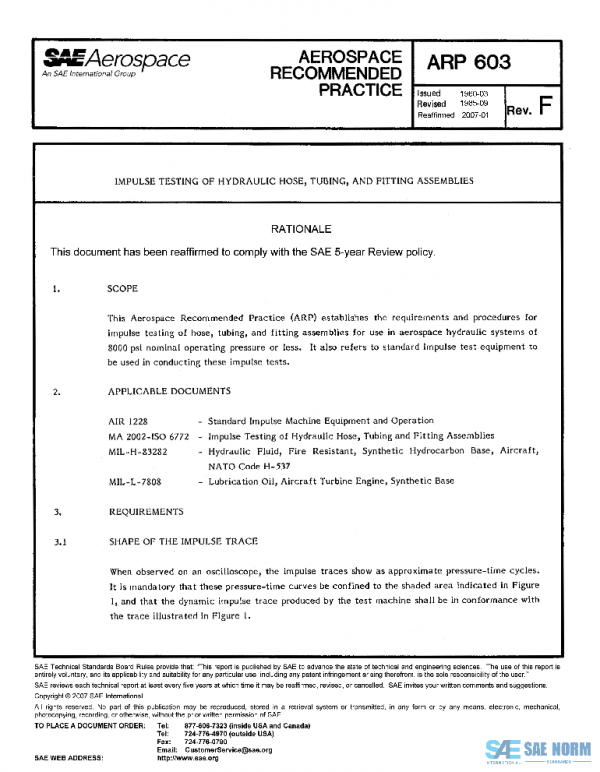 SAE ARP603F PDF