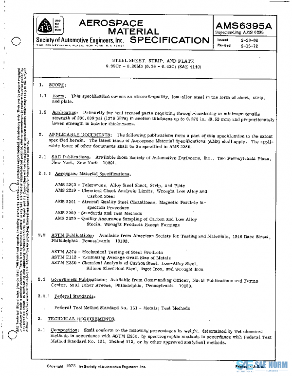 SAE AMS6395A PDF SAE AMS6395A PDF