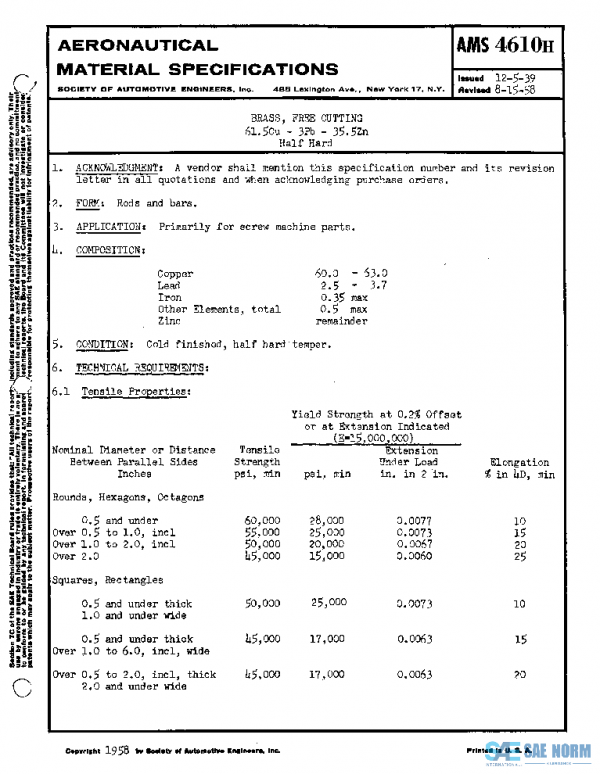 SAE AMS4610H PDF