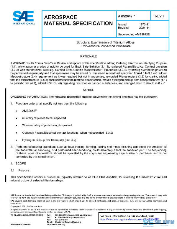 SAE AMS2642F PDF SAE AMS2642F PDF