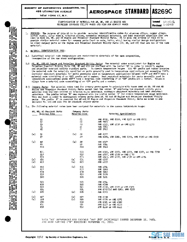 SAE AS269C PDF